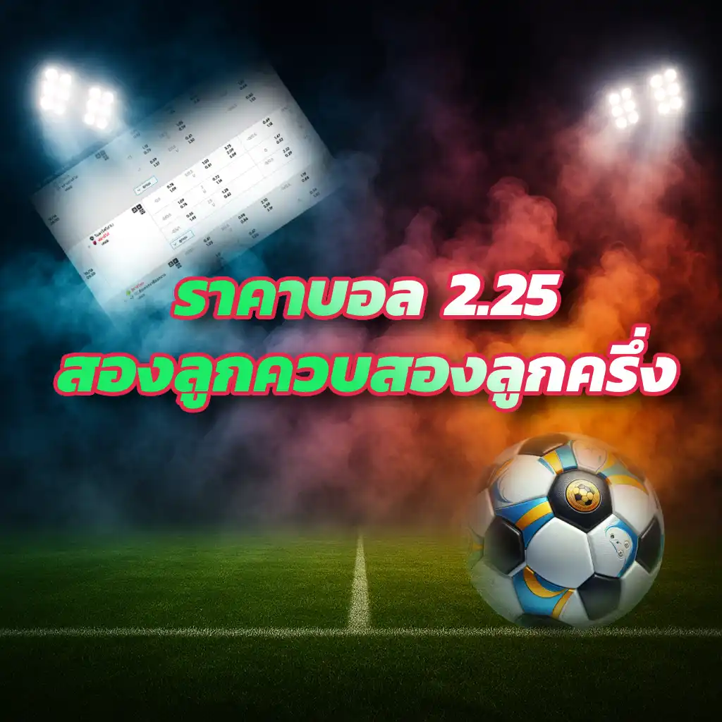 ภาพประกอบราคาบอล 2.25